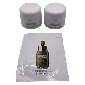 LA MER The Moisturizing Soft Cream 0.24 oz & The Concentrate Serum NEW Skincare